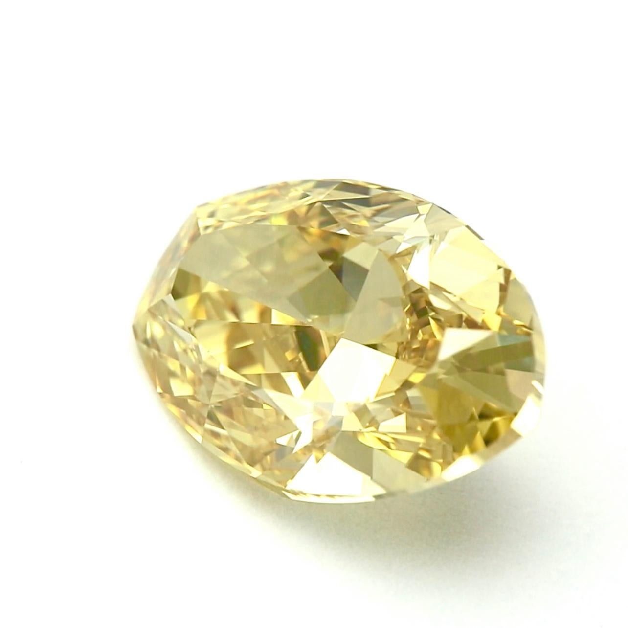 Femenino o masculino Certificado GIA - Diamante Amarillo Marrón Profundo Fancy de 10,51 quilates