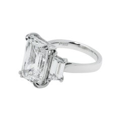 10.53 Carat Emerald Diamond Ring 18K Gold Unparalleled Brilliance
