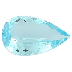 Gemstone Natural Aquamarine 10.53 carats light blue color earth mined Brazil