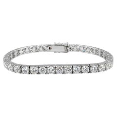 10.54 ct. Diamond Modern Tennis Bracelet White gold 18k