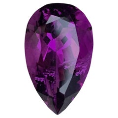 10,55 quilates de amatista púrpura natural suelta corte pera piedra preciosa brasileña