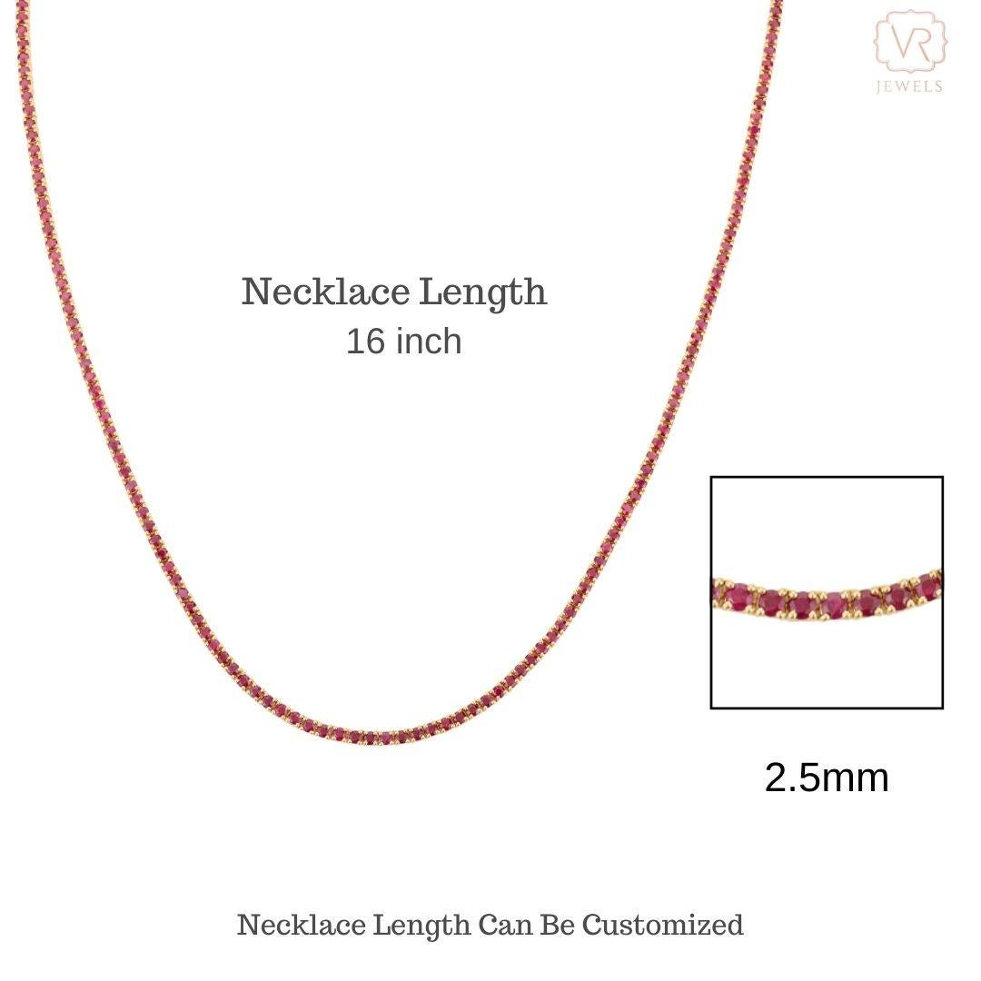 Collier de fiançailles en or jaune massif 18 carats avec rubis rond naturel de 10,56 carats en vente 5