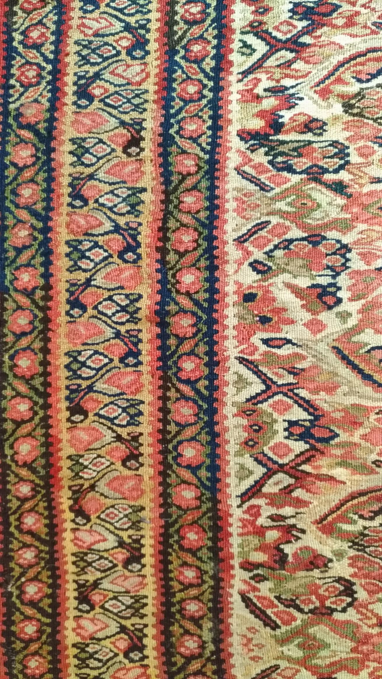 1057 -  Very Beautiful Old Kilim Senneh For Sale 2