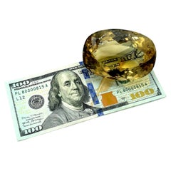 1058 Karat Oval Facettierter Rauchquarz Collector Edelstein