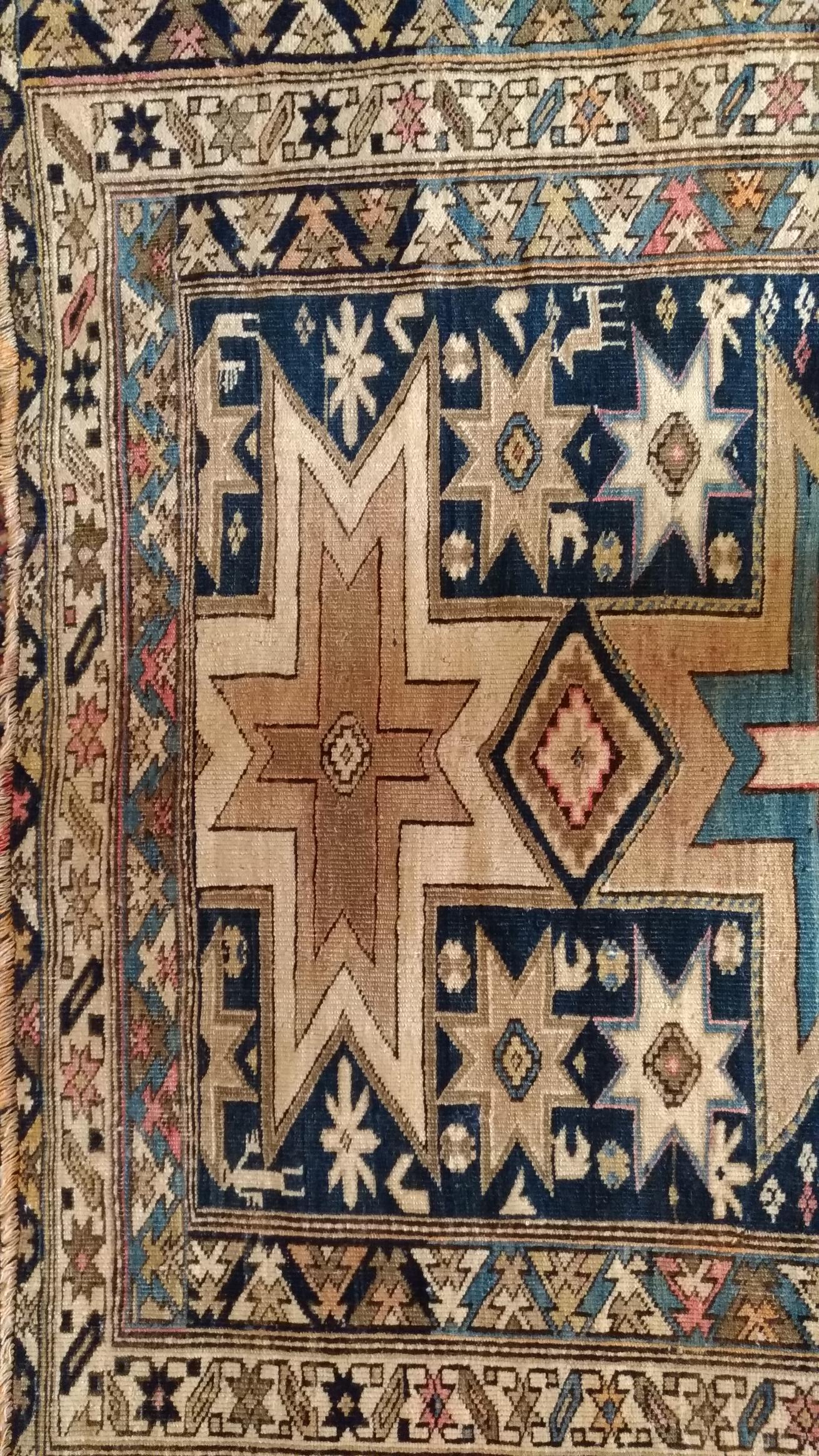 1059, Caucasian Shirvan Carpet 19th Century For Sale 3