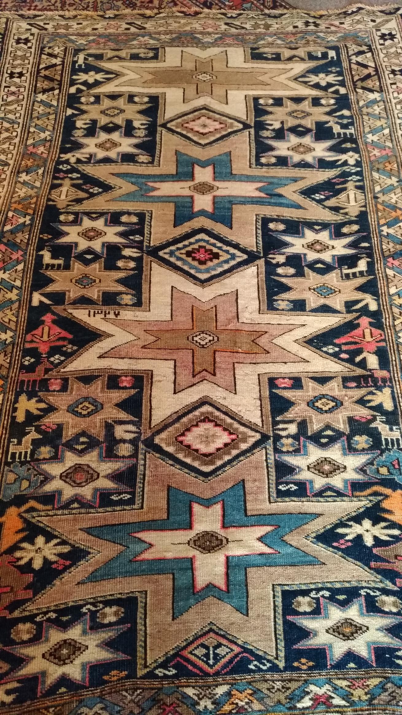 1059, kaukasischer Schirwan-Teppich, 19. Jahrhundert im Angebot 8