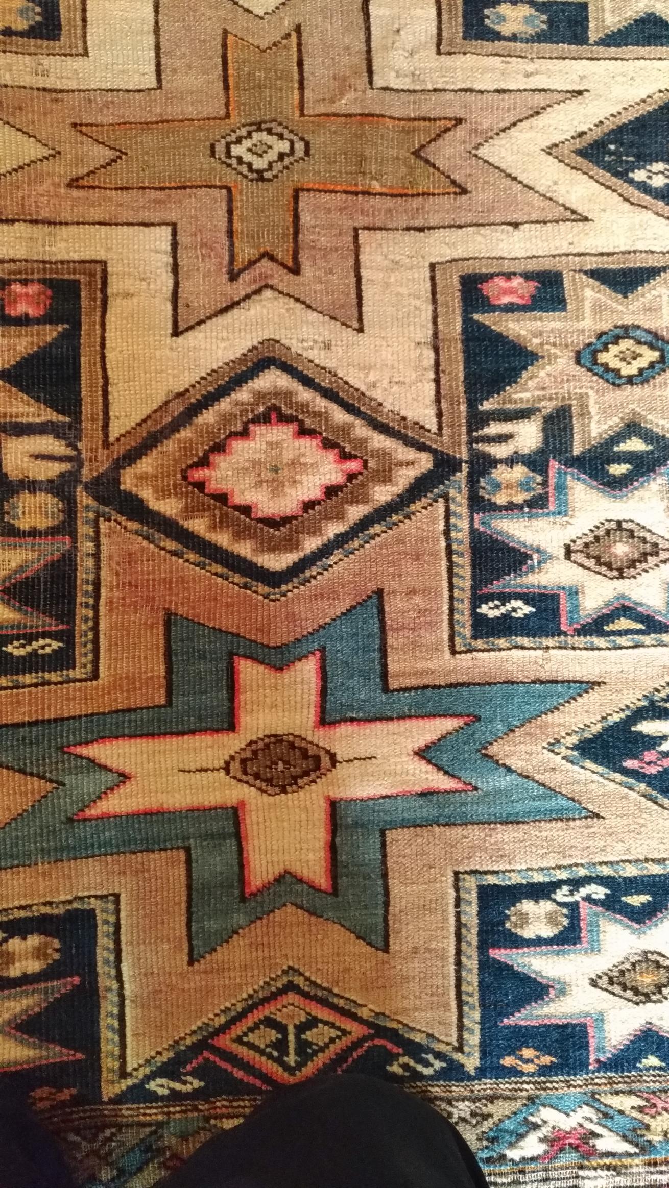1059, kaukasischer Schirwan-Teppich, 19. Jahrhundert (Wolle) im Angebot