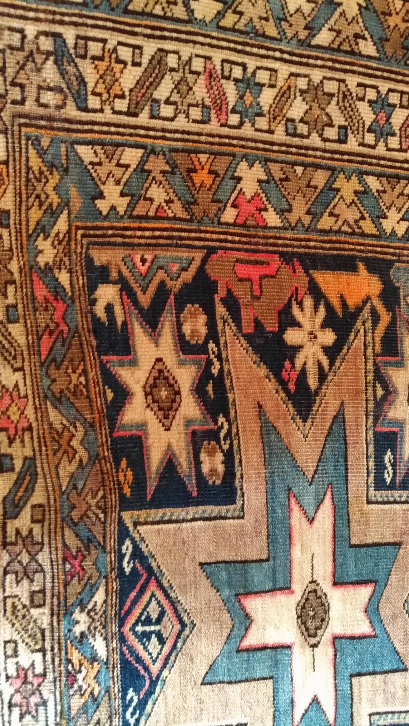 1059, kaukasischer Schirwan-Teppich, 19. Jahrhundert im Angebot 1