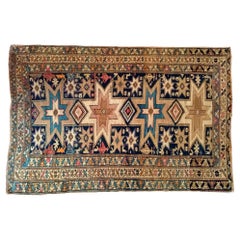 Antique 1059, Caucasian Shirvan Carpet 19th Century