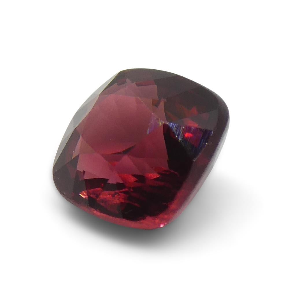 1.05ct Cushion Red Jedi Spinel from Sri Lanka For Sale 3