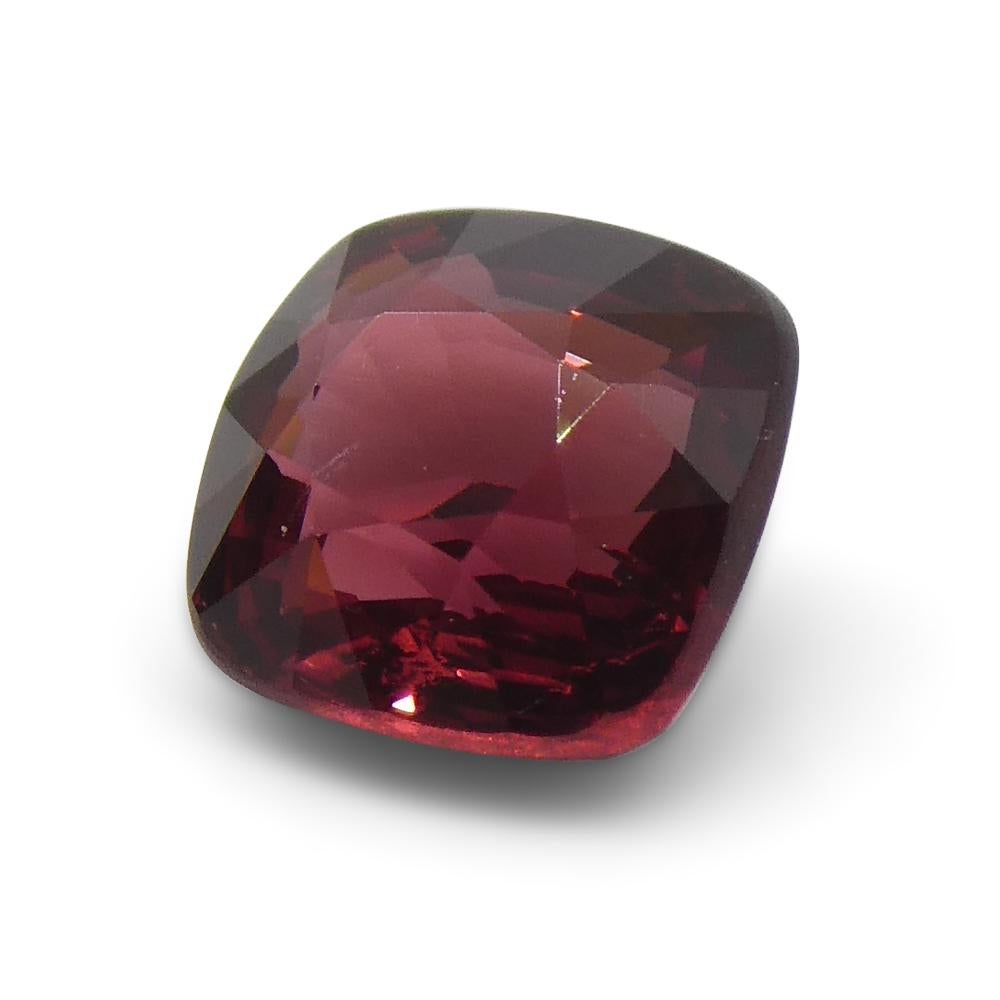 1.05ct Cushion Red Jedi Spinel from Sri Lanka For Sale 4