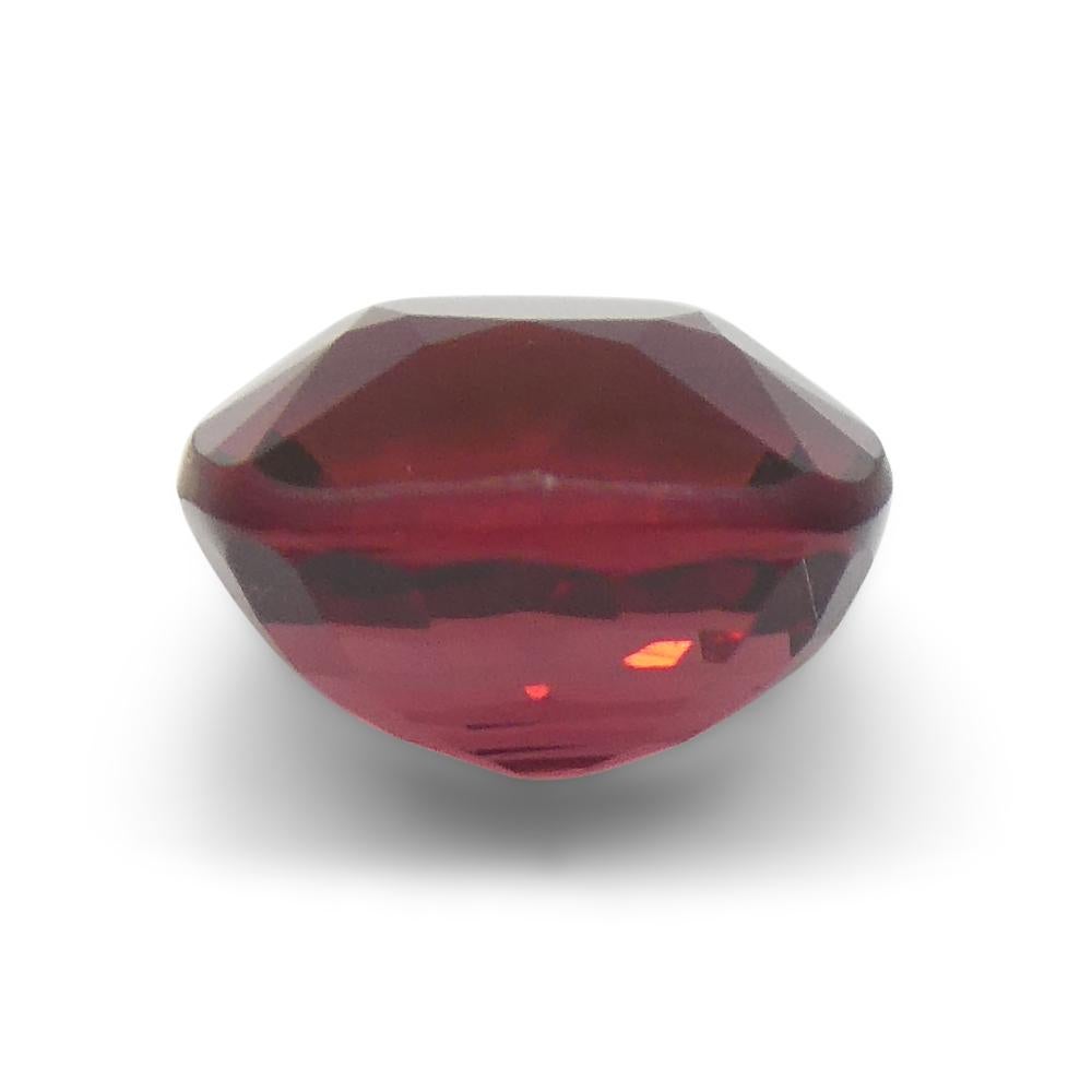 Women's or Men's 1.05ct Cushion Red Jedi Spinel from Sri Lanka For Sale