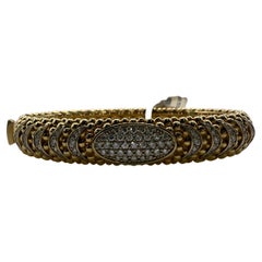 1.05ct Diamond bangle bracelet 18KT gold