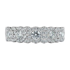 1.05ct Round Brilliant Cut Diamond Ring in 14k White Gold