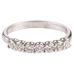 1.05cts Natural Diamond Ring, 18K White Gold