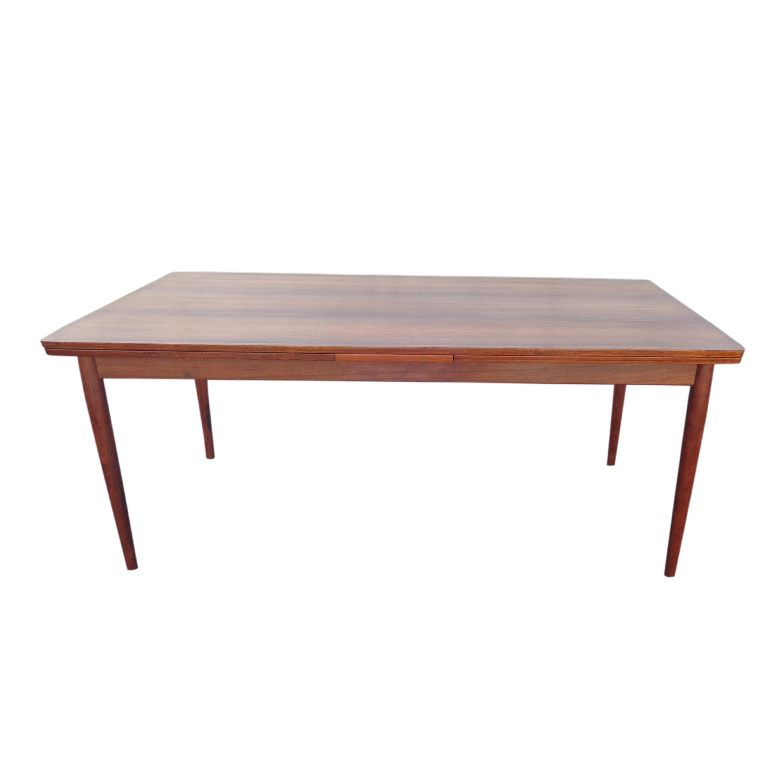 20th Century 10.5ft 1960’s Niels Møller Rosewood Dining Table For Sale