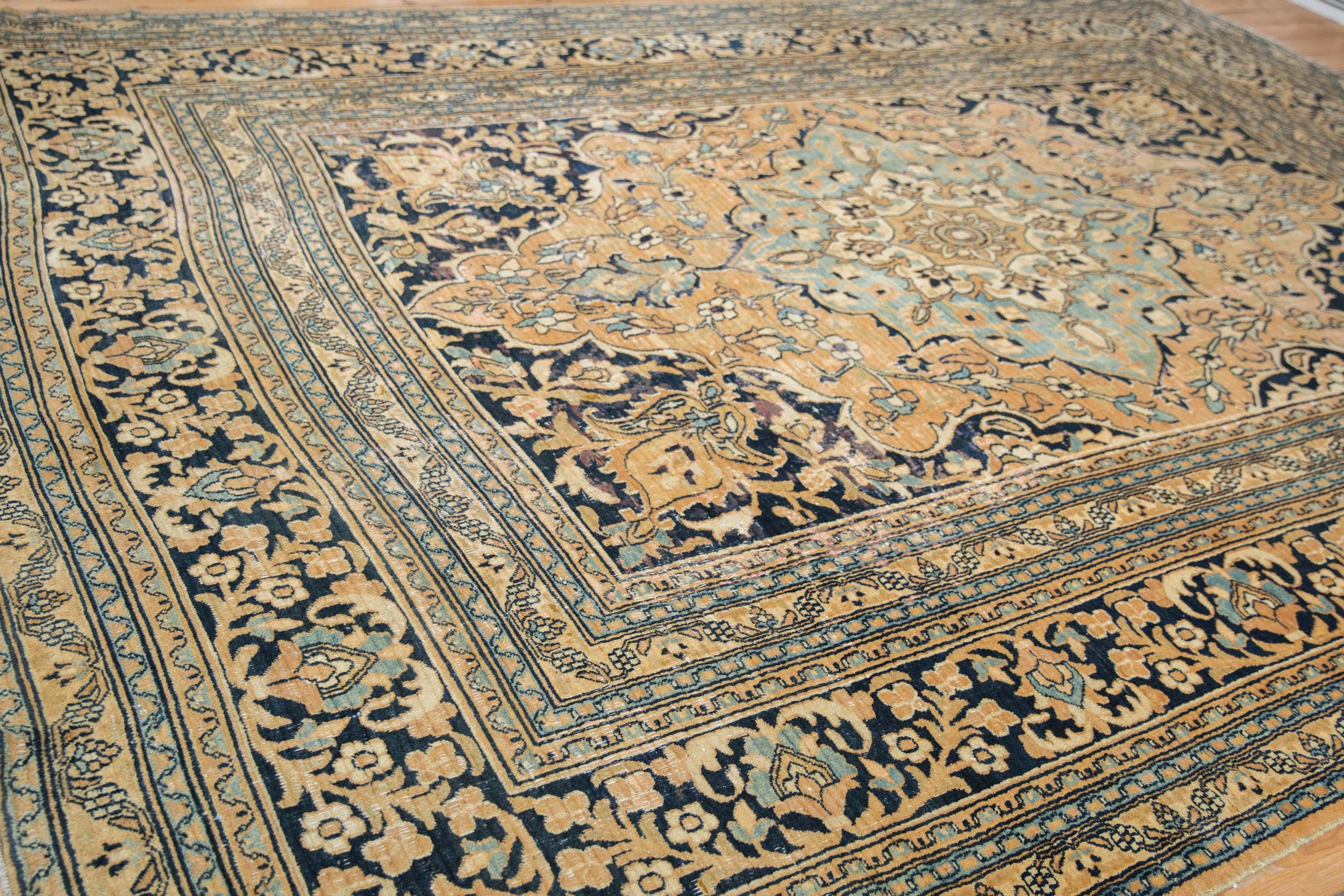 Vintage Tea Washed Doroksh Carpet For Sale 2