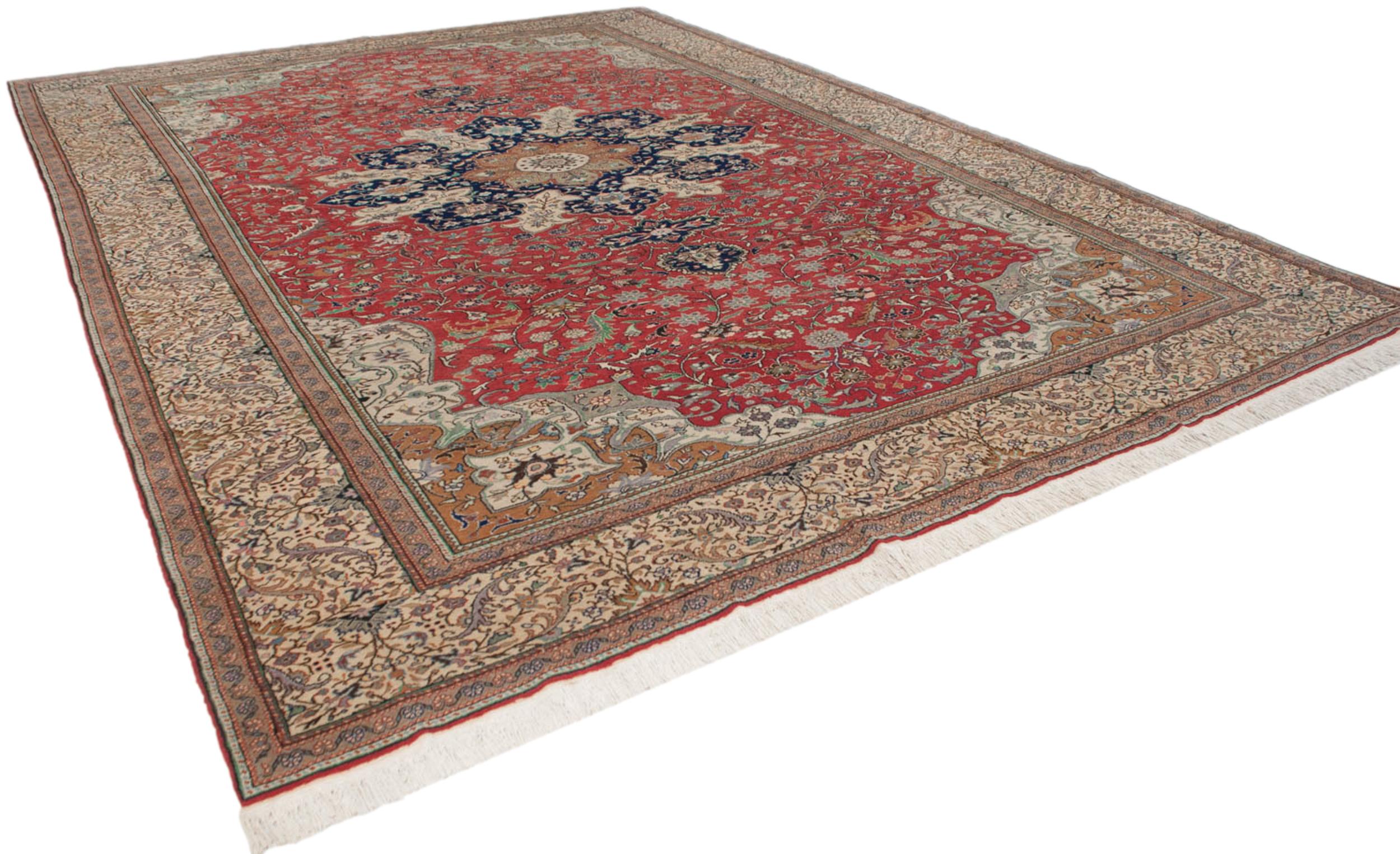 Hand-Knotted Vintage Kaisary Carpet  For Sale