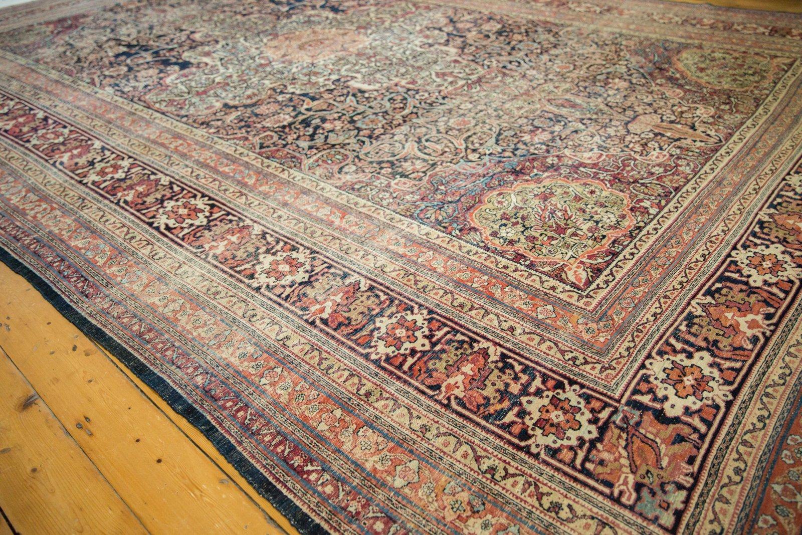 Alfombra antigua de Kermanshah en venta 6