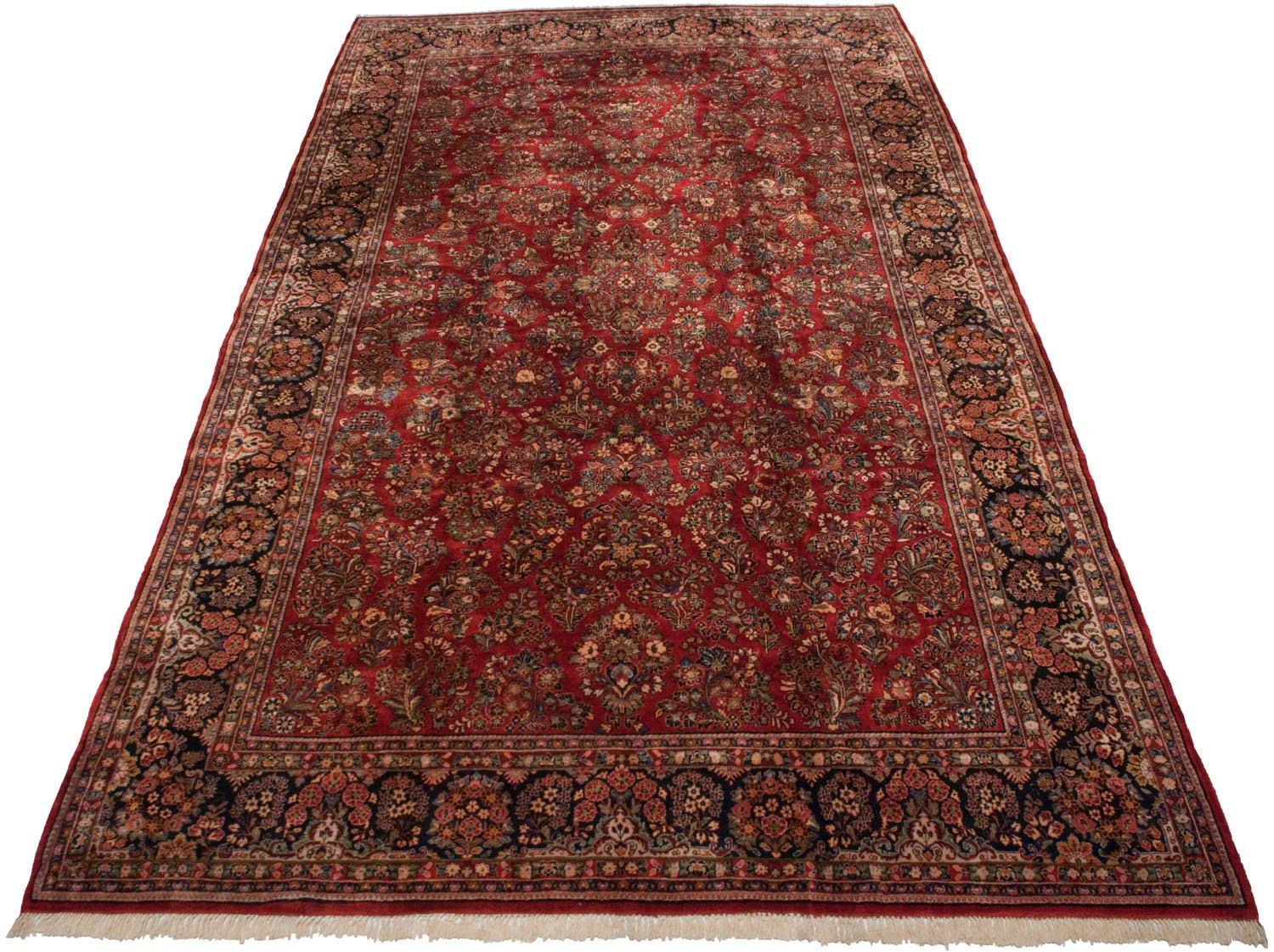 Vintage American Sarouk Carpet For Sale 2