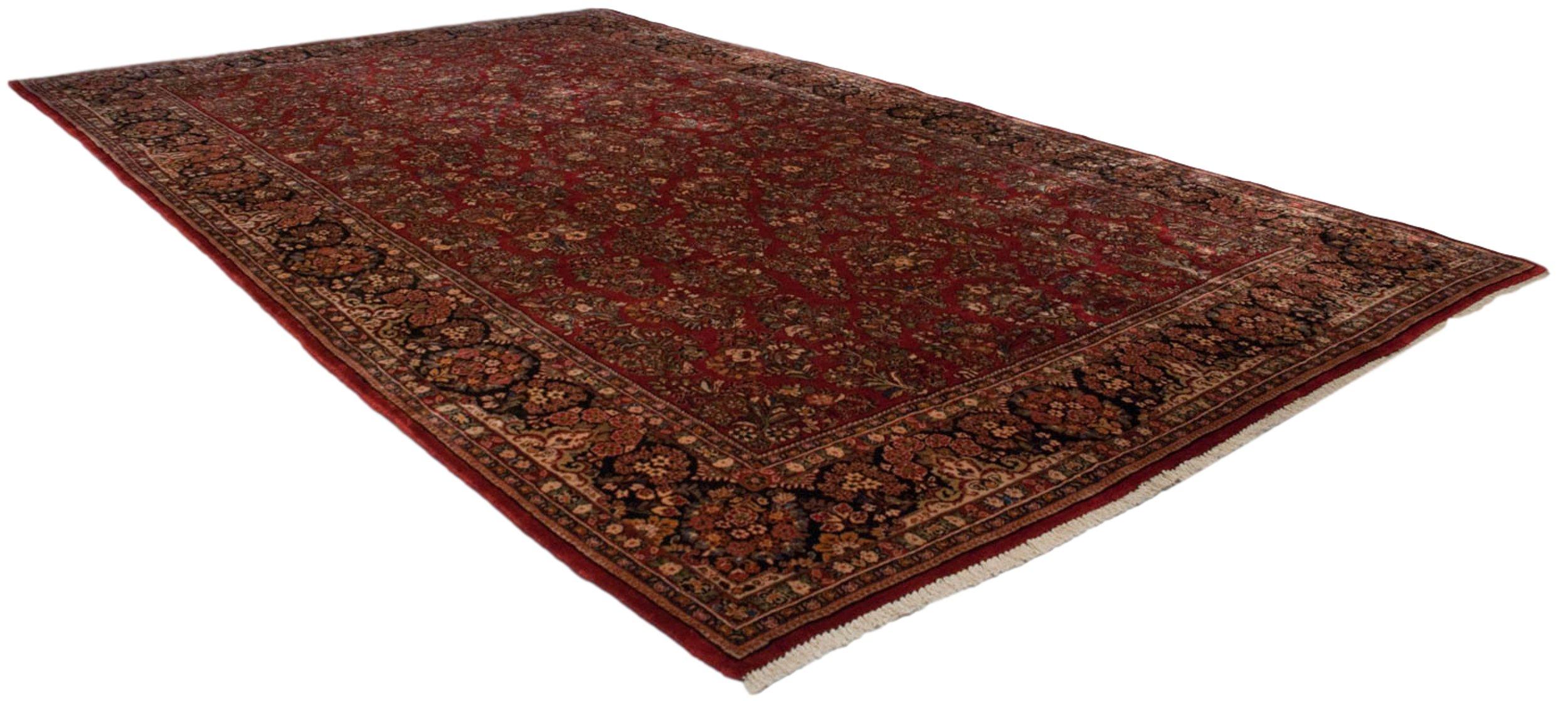 Vintage American Sarouk Carpet For Sale 8