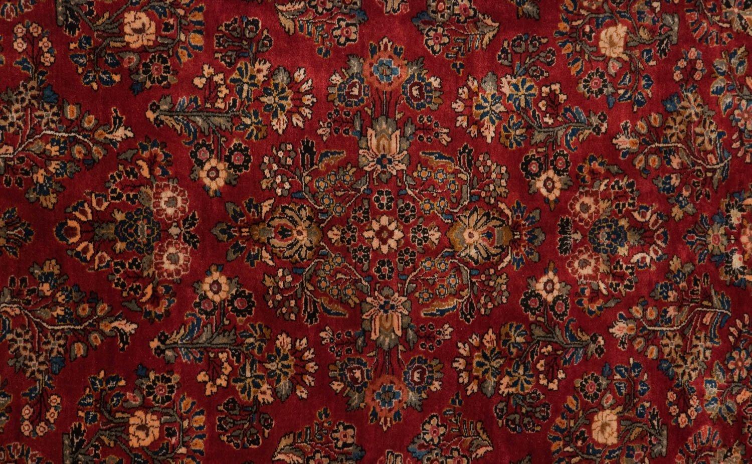 Sarouk Farahan Vintage American Sarouk Carpet For Sale