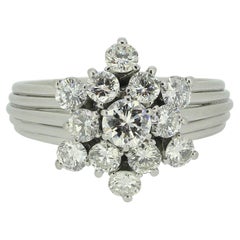 1.06 Karat Diamant-Cluster-Ring