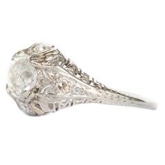 1.06 Carat Diamond Platinum Engagement Ring