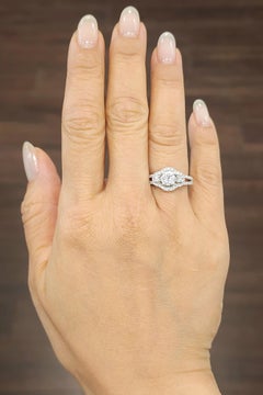 Anillo de diamantes de 0,56 ct