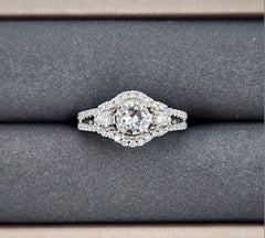 Anillo de diamantes de 0,56 ct