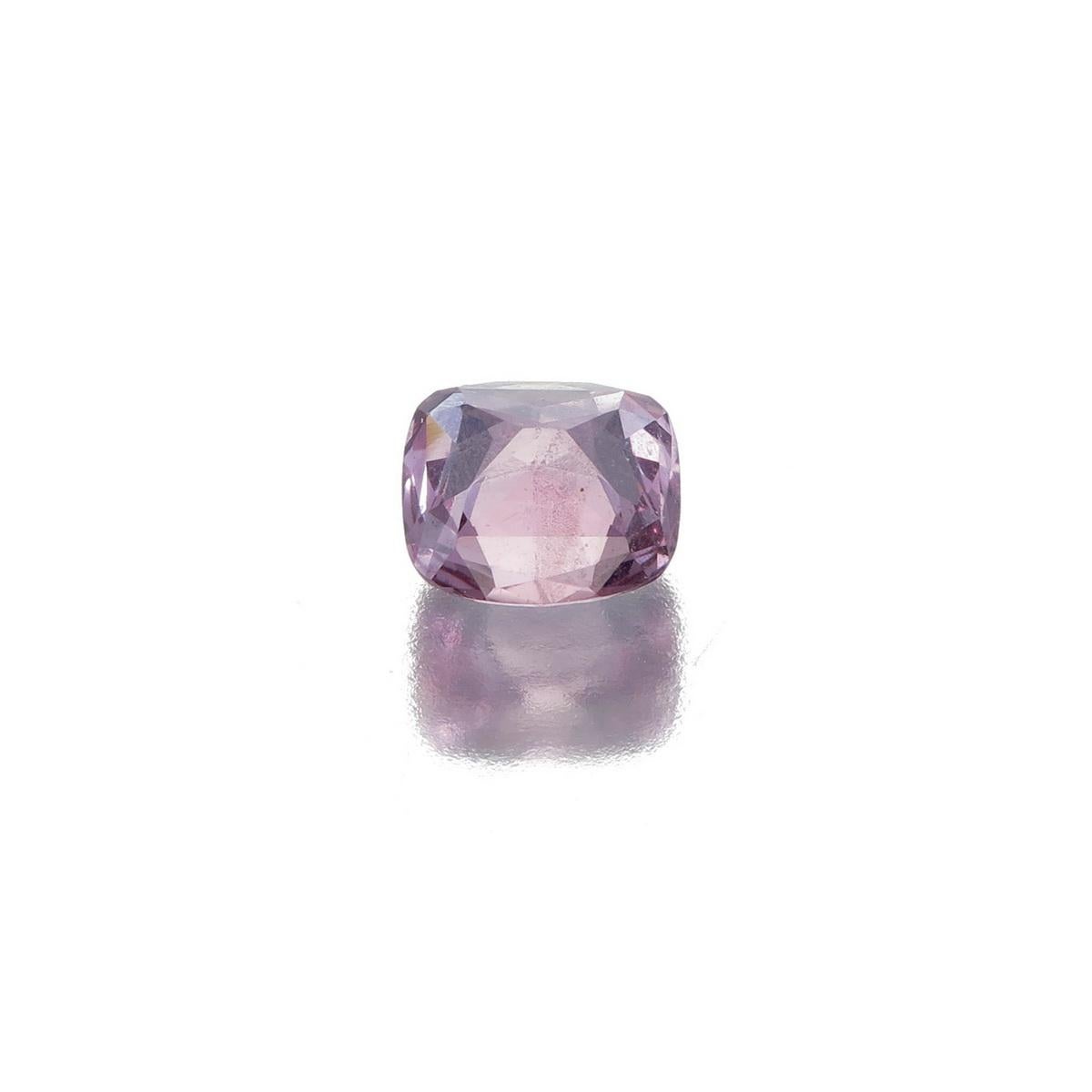 1.06 Carat Natural Pink Spinel from Burma No Heat In New Condition For Sale In Hua Hin, TH