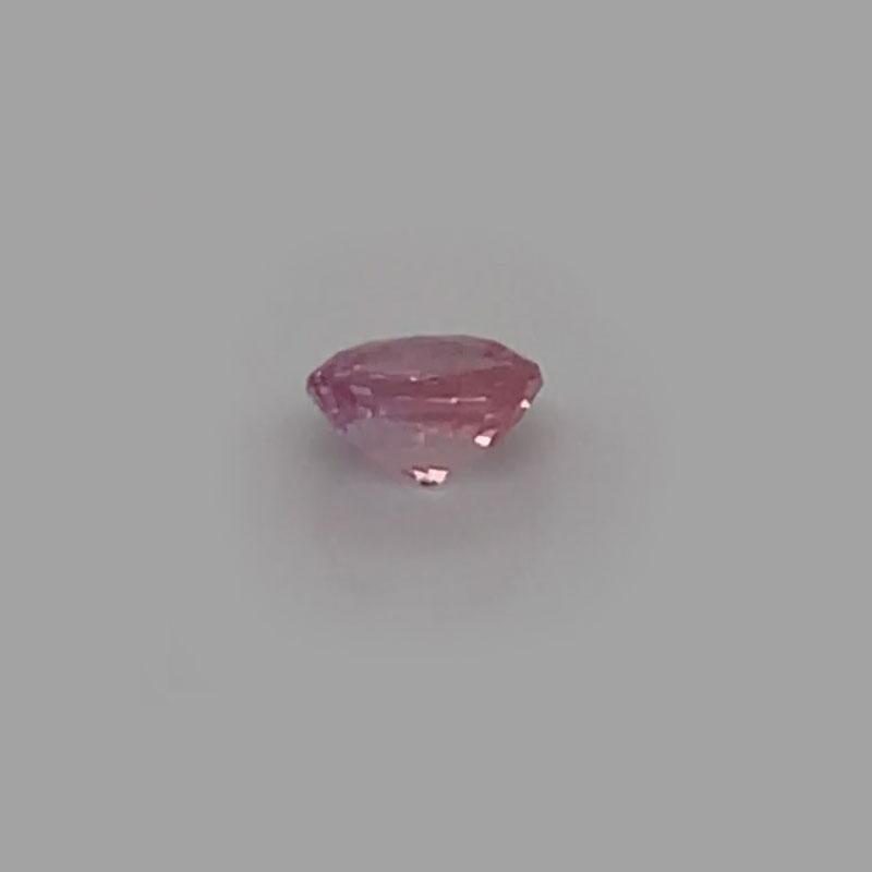 1,06 Karat ovaler rosa Saphir GIA zertifiziert unerhitzt im Zustand „Neu“ im Angebot in San Francisco, CA