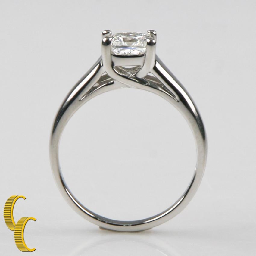 Gorgeous 950 Platinum Diamond Solitaire Engagement Ring
Size: 6.5
Features IGI-Certified Solitaire Diamond
Certificate Reads:
One Platinum Mounting (Ring)
Weighing in Total Approximately 4.3 DWT
Stamped 