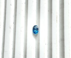 1.06 Carats Tanzania Blue Spinel Oval Faceted Natural Cut Stone for Jewelry