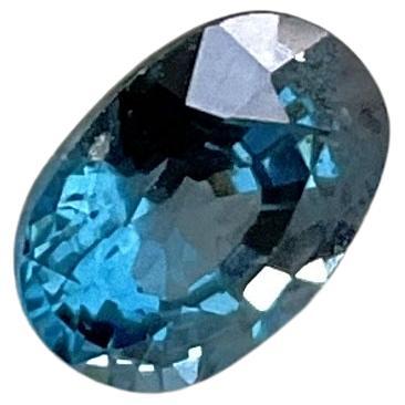 1.06 Carats Tanzania Blue Spinel Oval Faceted Natural Cut Stone for Jewelry For Sale
