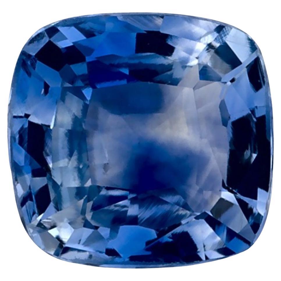 1.06 Ct Blue Sapphire Cushion Loose Gemstone (pierre précieuse en vrac)