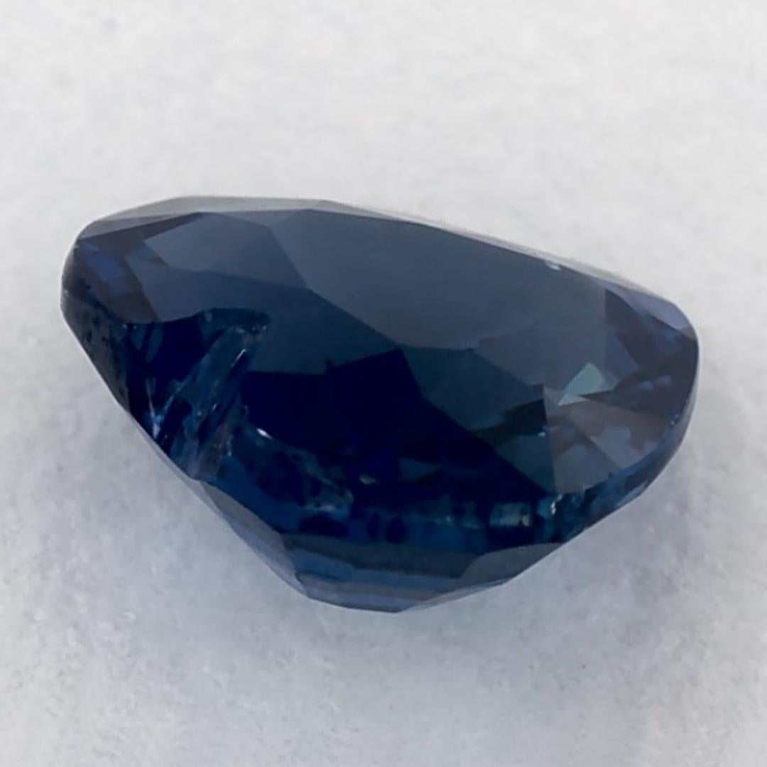 1.06 Ct Blue Sapphire Heart Loose Gemstone en Nuevo estado para la venta en Fort Lee, NJ