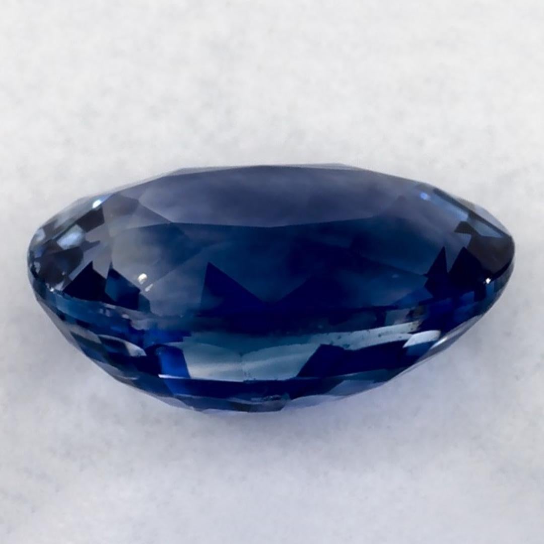 1.06 carati di zaffiro blu ovale sfuso In condizioni Nuovo in vendita a Fort Lee, NJ