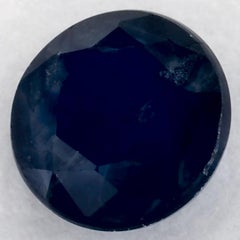 1.06 ct Zafiro Azul Redondo Gema Suelta