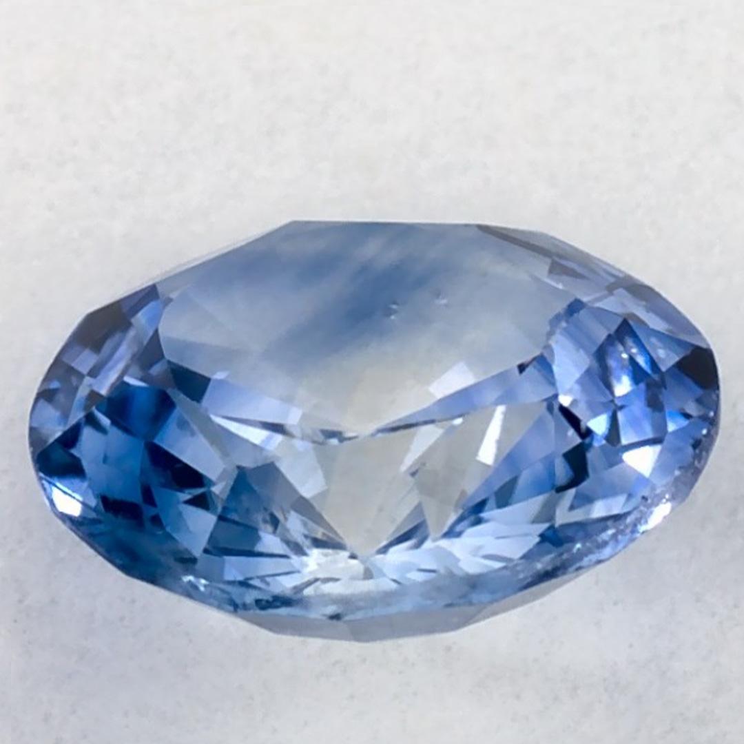 1.06 Ct Blue Sapphire Round Loose Gemstone (pierre précieuse en vrac) Neuf - En vente à Fort Lee, NJ