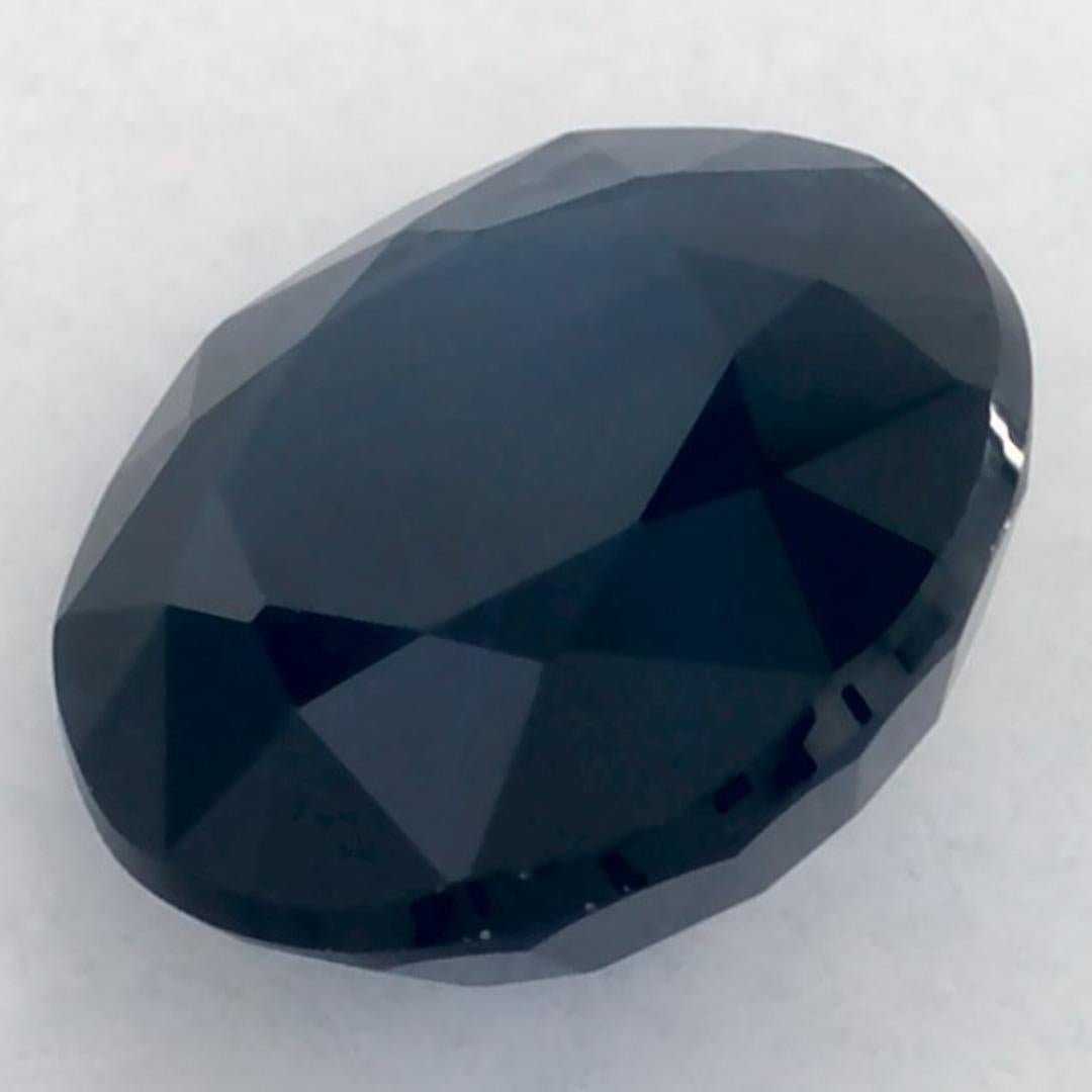 1.06 Ct Blue Sapphire Round Loose Gemstone (pierre précieuse en vrac) en vente 2