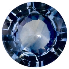 1.06 Ct Blue Sapphire Round Loose Gemstone (pierre précieuse en vrac)