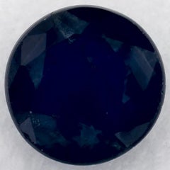1.06 Ct Blue Sapphire Round Loose Gemstone