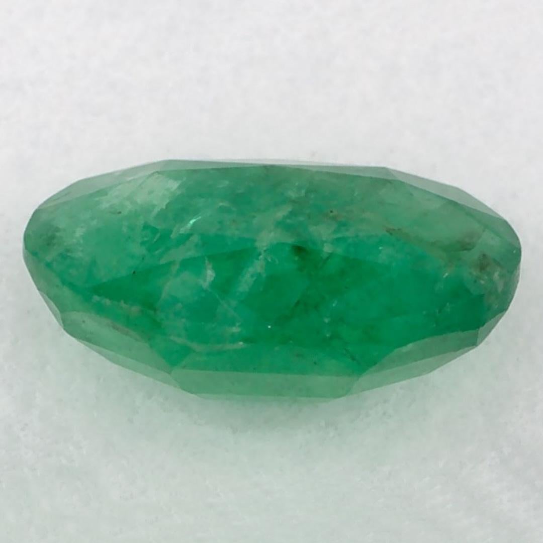 Gema suelta ovalada esmeralda de 1.06 qt en Nuevo estado para la venta en Fort Lee, NJ