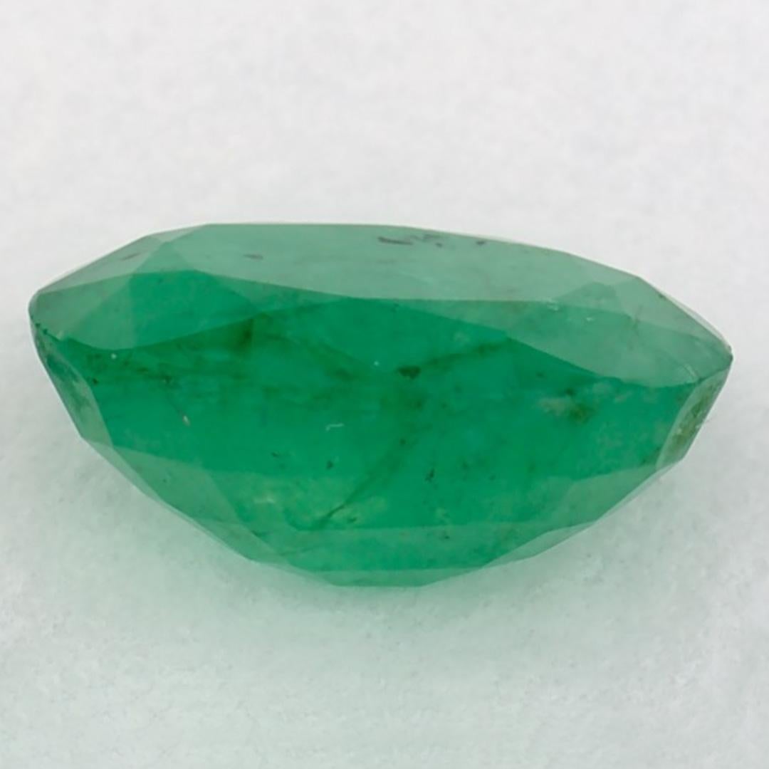 1.06 Karat Smaragd Oval Loser Edelstein im Zustand „Neu“ im Angebot in Fort Lee, NJ