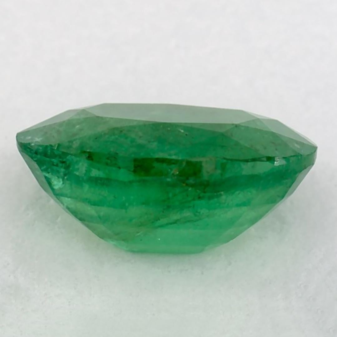 1.06 Karat Smaragd Oval Loser Edelstein im Zustand „Neu“ im Angebot in Fort Lee, NJ