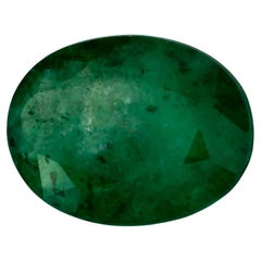 1.06 Ct Emerald Oval Loose Gemstone (pierre précieuse en vrac)