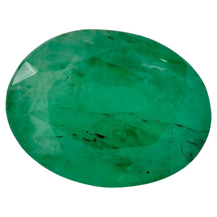 1.06 carati di smeraldo ovale sfuso