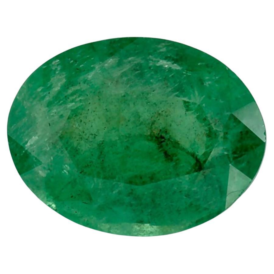 1.06 carati di smeraldo ovale sfuso