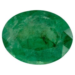 1.06 Ct Emerald Oval Loose Gemstone (pierre précieuse en vrac)